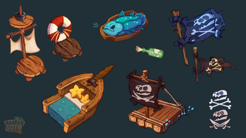 Sun, sea &amp; &lsquo;saurs! These are a few concepts for the Beach environment, a favourite of aqu