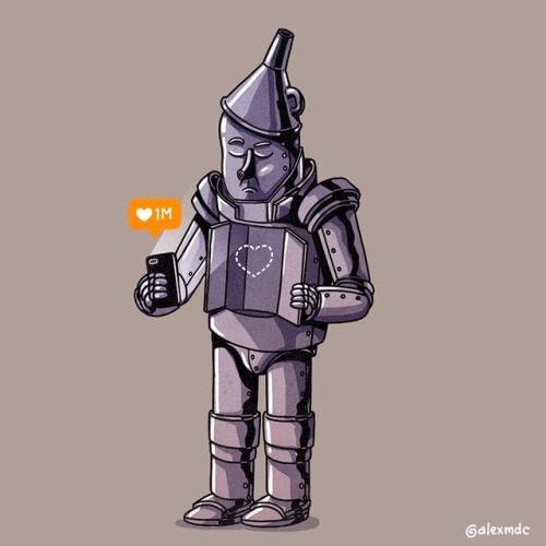 All the hearts&hellip;-#socialmedia #tinman #noheart #nolove #love #missing #concept #art #illustrat