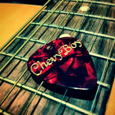 My new custom guitar pic.