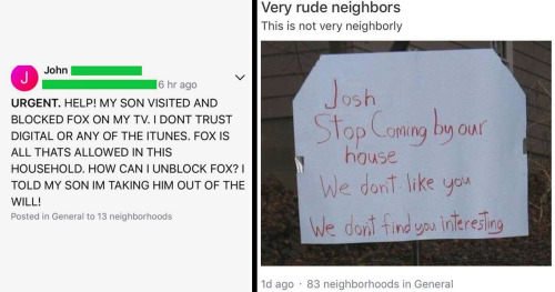 Funny Posts & Petty Gossip From the ‘Best of Nextdoor’