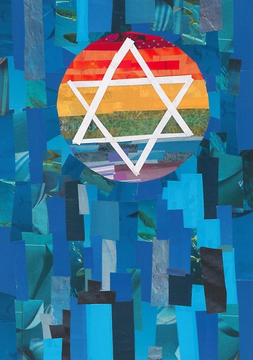 collagesofcollege:As promised, here is my piece for Holocaust Remembrance Day. While only a coincide