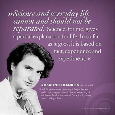 Today&rsquo;s #WomensHistoryMonth highlight: Rosalind Franklin, pioneer discoverer of the double