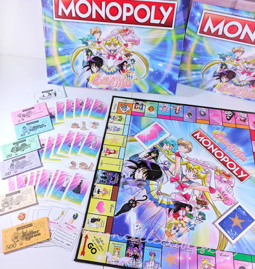 sailormooncollectibles: the Sailor Moon Monopoly game is finally here!!! Watch my review video for m