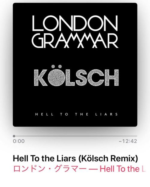 #MelancholicSundayNightMusic #HelltotheLiars #LondoGrammar #kölsch #kolsch @londongrammar @kols