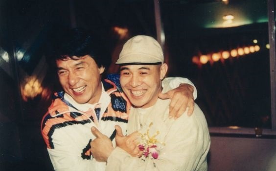 caliphorniaqueen: tfry1440:   guts-and-uppercuts: Jackie Chan and Jet Li in the early