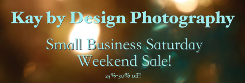 Small Business Saturday Weekend Sale!Hey guys! So I kind of dropped the ball as far as Black Friday 