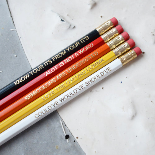 unimaa: sosuperawesome: Pencil Sets by Newton And The Apple on Etsy More like this These are amazing