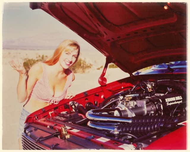 Model JoAnn Bush got stuck in the Vegas Desert?! haha:) 
For more Photos and Updates visit  :)