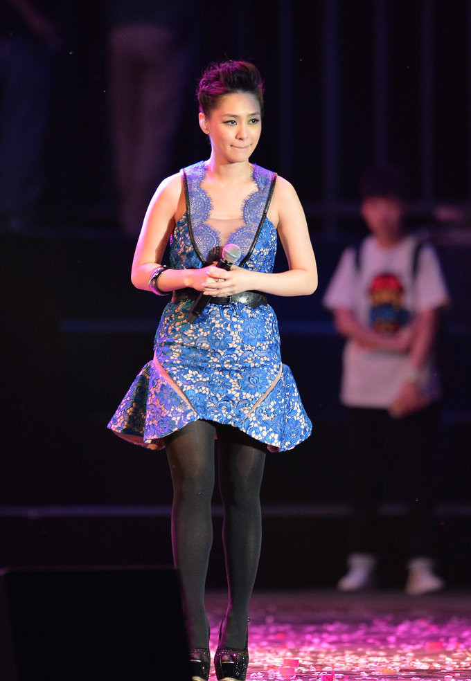 Gillian Chung of Cantopop duo Twins