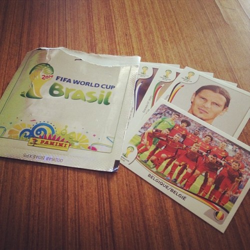 Feeling young again ;) #fifa #stickers #panini #worldcup