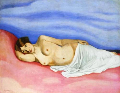 artist-vallotton: Nude in Bed, 1913, Felix VallottonSize: 114x146 cmMedium: oil on canvas