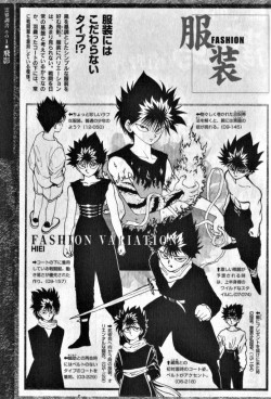 Yu Yu Hakusho Official Character Book Reikaishinshiroku