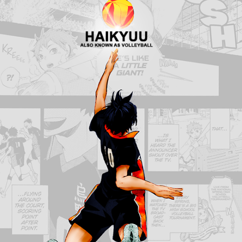 yuutta: Haikyuu… also known as volleyball. Two teams, separated by a net, bounce a ball back 