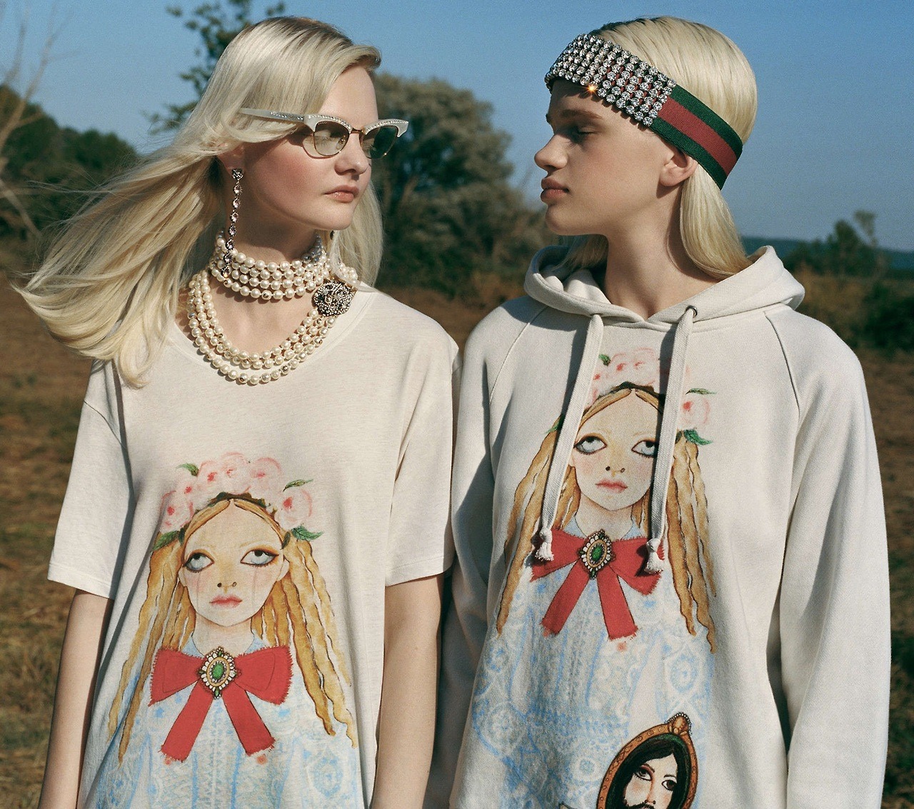 monsieur-j:Gucci x Unskilledworker Capsule Collection Campaign - Stella Lucia &amp;