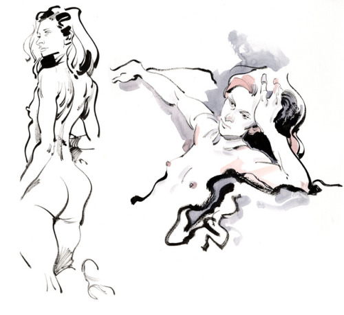 5 and 10 minute figure drawings