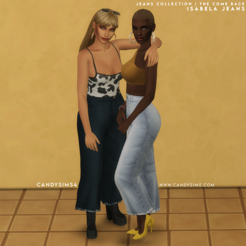 candysims4:JEANS COLLECTION | THE COMEBACK                   LUISA & ISABELA JEANSA mini set (sh