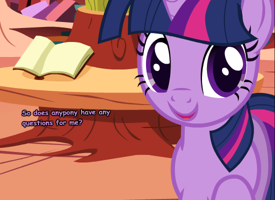 ask-luna-questions:  (send in questions you’d like for Twilight please!)also one