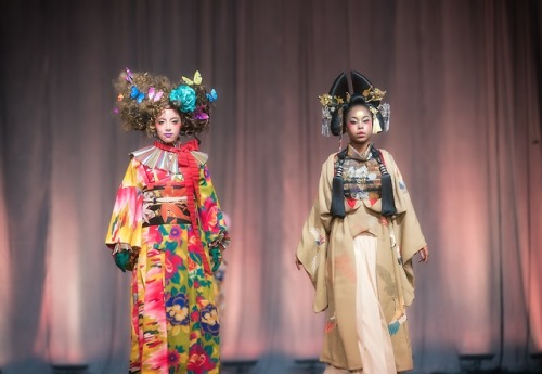 Kimono Show at Anime North 2019: Princesses in Virtual Worlds Models: Shubei Zheng &amp; Tiffany (ph