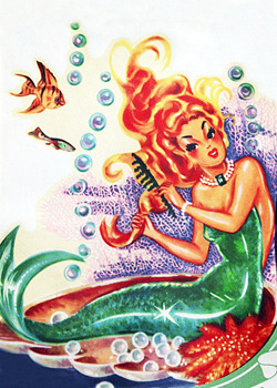 1950s meyercord mermaid decals porn pictures