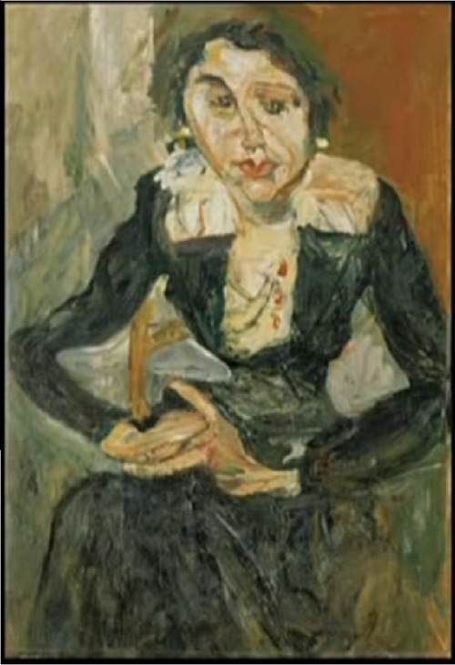 chaim-soutine: The Green Dress, 1922, Chaim Soutine