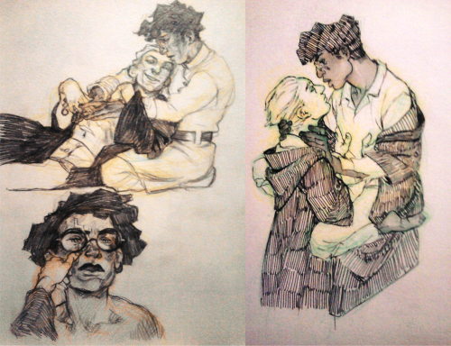 perplexingly:A Harry Potter sketchbook which I’m posting now because I have no self controlsome of t