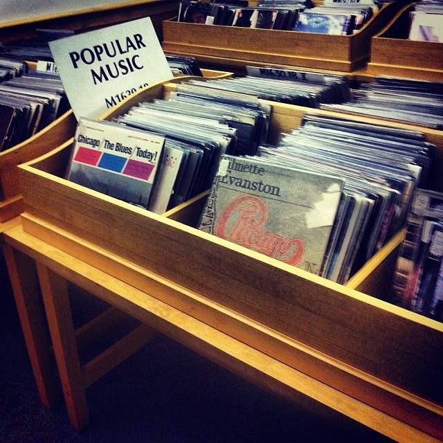 ryan1pls1:  Vinyl tucked away in the Chicago Public Library. #chicago #followme #igerschicago