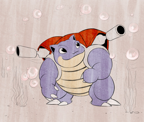 And with that, the starters are done~SquirtleWartortleBlastoiseMega Blastoise