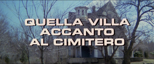 Quella Villa Accanto al Cimitero / The House by the Cemetery1981