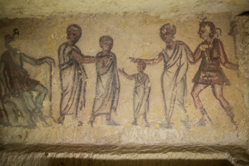 thebacchant: museumofclassicalantiquities: Friezes from the Etruscan tombs at Tarquinia. The norther