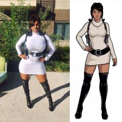 mslaytonbenton:  Lana Kane😍 did I nail it ? #archer #halloween2016 #halloween #costume  (at Dallas, Texas) 