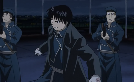 phantomrose96:  phantomrose96:  phantomrose96:  phantomrose96:  You know what’s my favorite thing? Roy Mustang’s stupid badass coat. He wears it. frigging. all the time.   This fucking coat survives longer than most characters in the show. Clearly