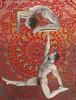 psycho-hierophants:  mandala dance .. BY HECTOR GUILLEN AND AGATA SURMA    danza dinámica &hellip;