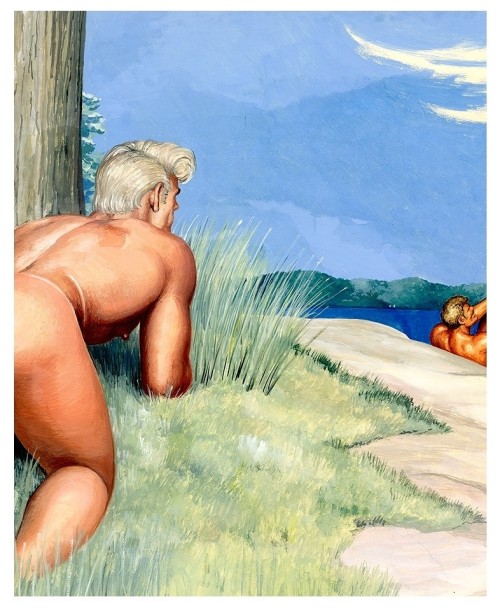 beyond-the-pale: Tom of Finland, Untitled (Detail from “Camping”) 1976 David Kordansky 