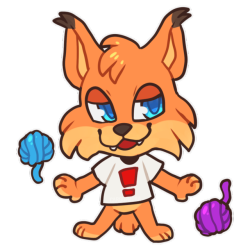 pierrotcurio: Welcome back Bubsy