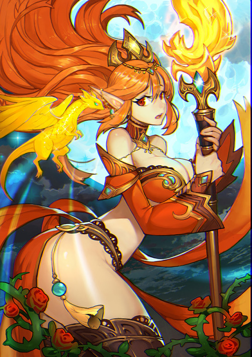 uncensored-pleasure-hentai:firestorm janna (league of legends) drawn by 国度酱