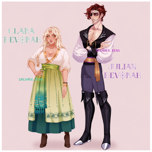 The Devoraks! Julian and Clara 20 years later, I showed you Lily all grown up last time, so I wanted