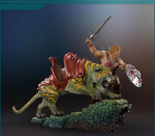 He-Man and Battlecat diorama sculpted by @InnerFreakJon