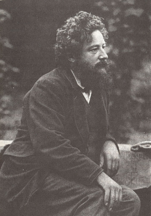 William Morris at age 41. He was a frenetic, energetic presence. There is a great deal of variety in