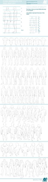 solitair-e:betaruga:  z-raid:  fucktonofanatomyreferences:  A glorious fuck-ton of perspective angle references (per request). [From various sources.]  Sources: Perspectives Tutorial by DerSketchie TUTO - male reference pose by the-evil-legacy tuto