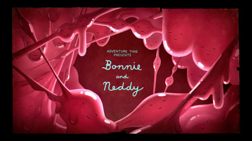 neokasumisty:  kingofooo:  Bonnie and Neddy - title card designed by Steve Wolfhard painted by Joy Ang premieres Monday, November 2nd at 8/7c on Cartoon Network  …. COULD IT BE? 