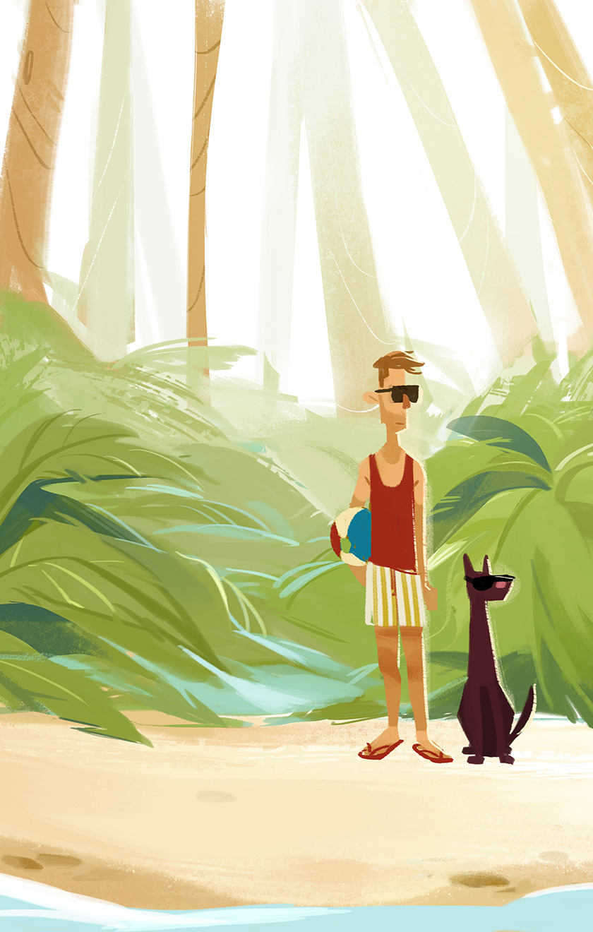rubyspoon:  I really want to work on backgrounds and colour this year! So here’s