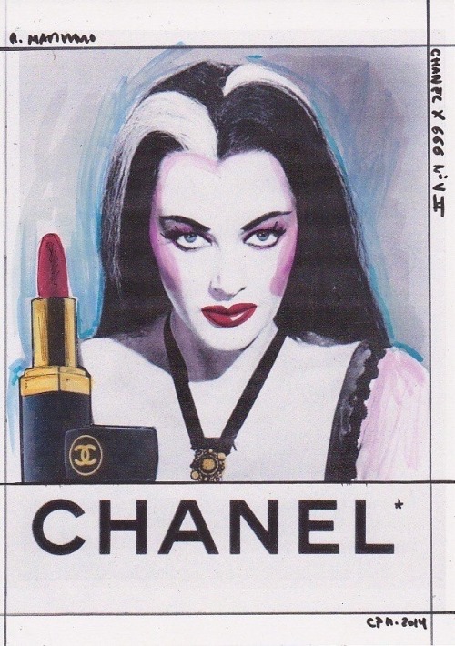 Roberta Marrero, Chanel X 666 Series: Elvira, Mistress Of The Dark; Bride Of Frankenstein; Lily Munster;