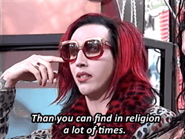 Marilyn Manson On Carson Daly Show, 1998.