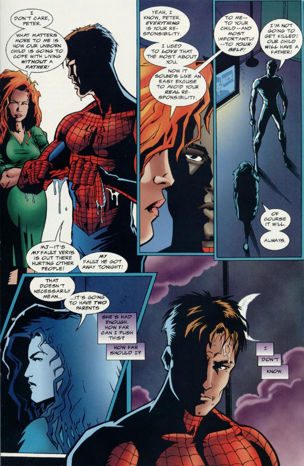 Hellz Yeah, Web Wielding Essays — Did MJ try to make Spidey retire?