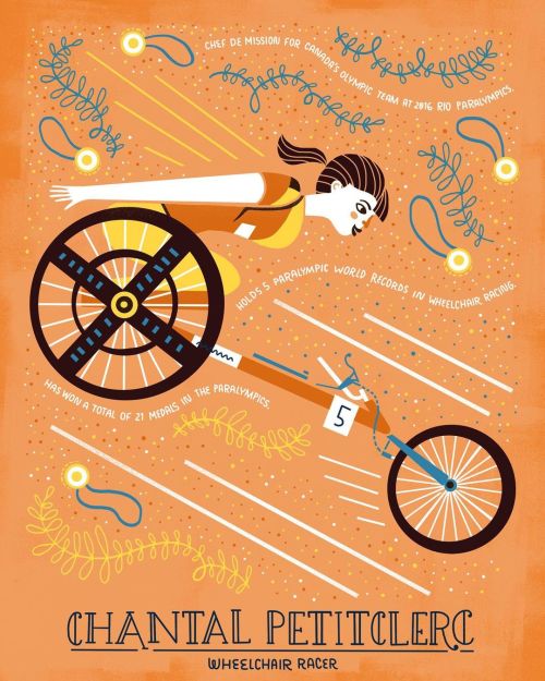 The #paralympics are Happening and to celebrate I am posting an illustration of one of my sports her