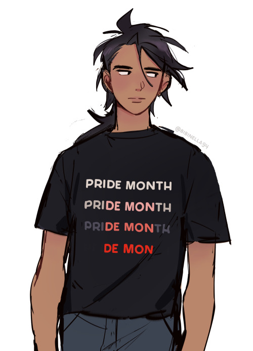 saw this challenge of putting your demon gay oc in this demon gay shirt so here&rsquo;s keira ja