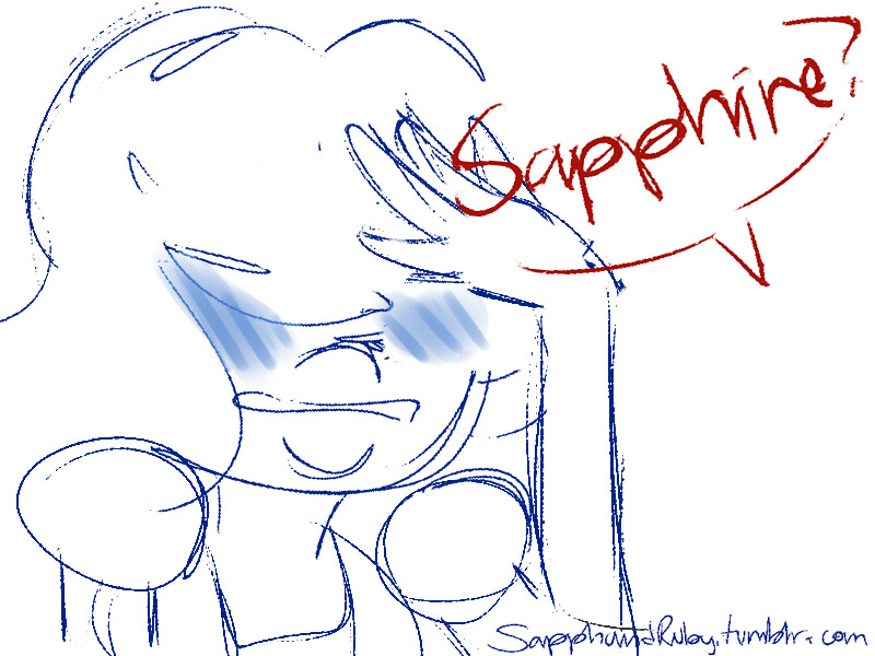 sapphandruby:  Sapphire: Ruby was shocked at first, but she knew how to make me feel