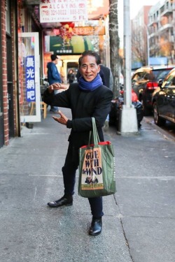 humansofnewyork:  “I’m different than other people.  I’m never sad.  I make my life happy through discipline.  I don’t drink, I don’t smoke, and I eat lots of fiber.  Every day I take a walk in the park to think about my balance.  I’ve been