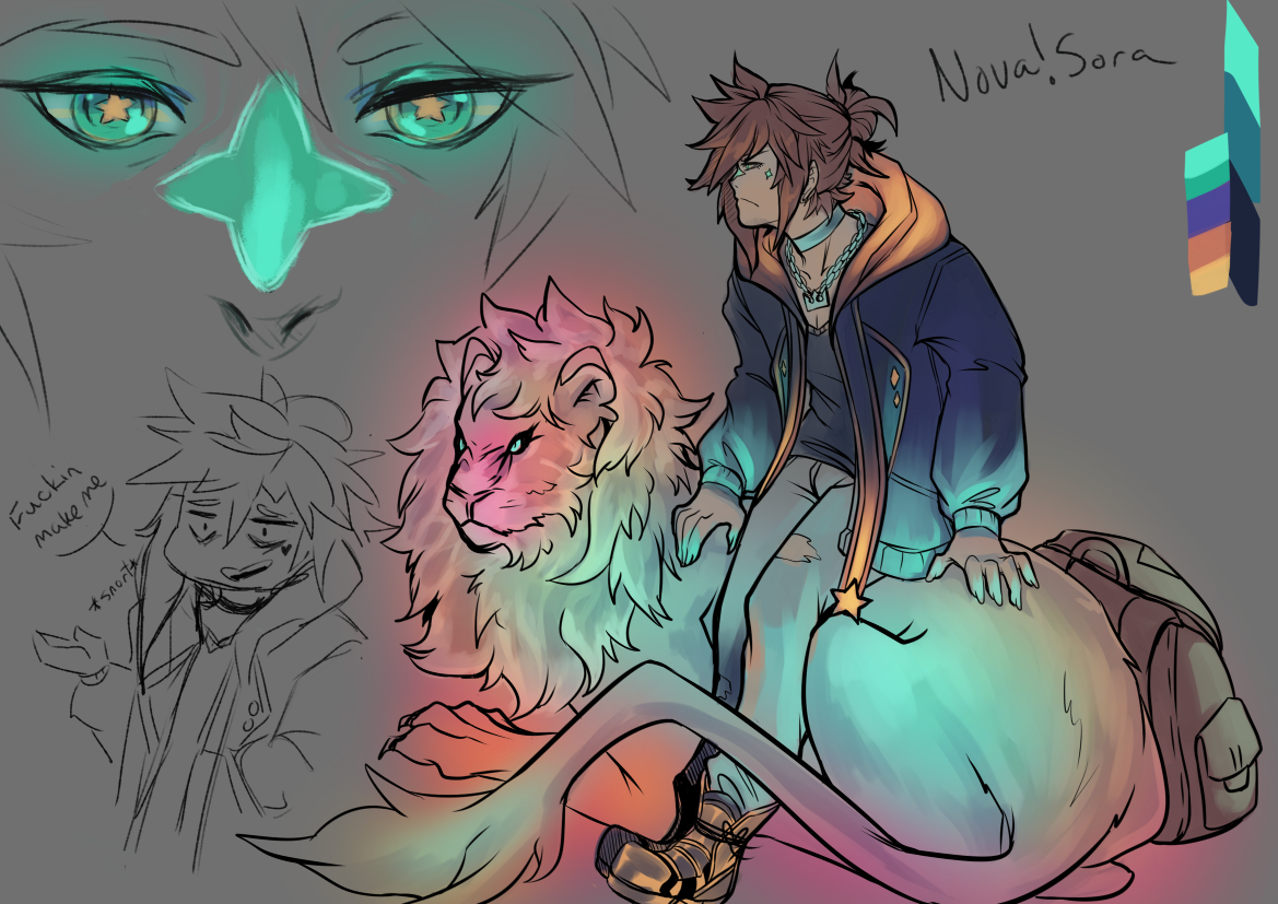 novallion:  Everyone was doing Sora!Sonas but my computer at the time decided to