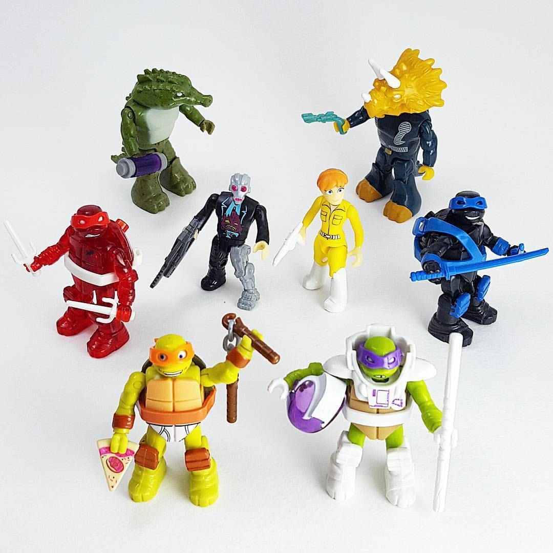 Raphael Figur Teenage Mutant Ninja Turtles Nickelodeon Serie 1 Mega Bloks Neu